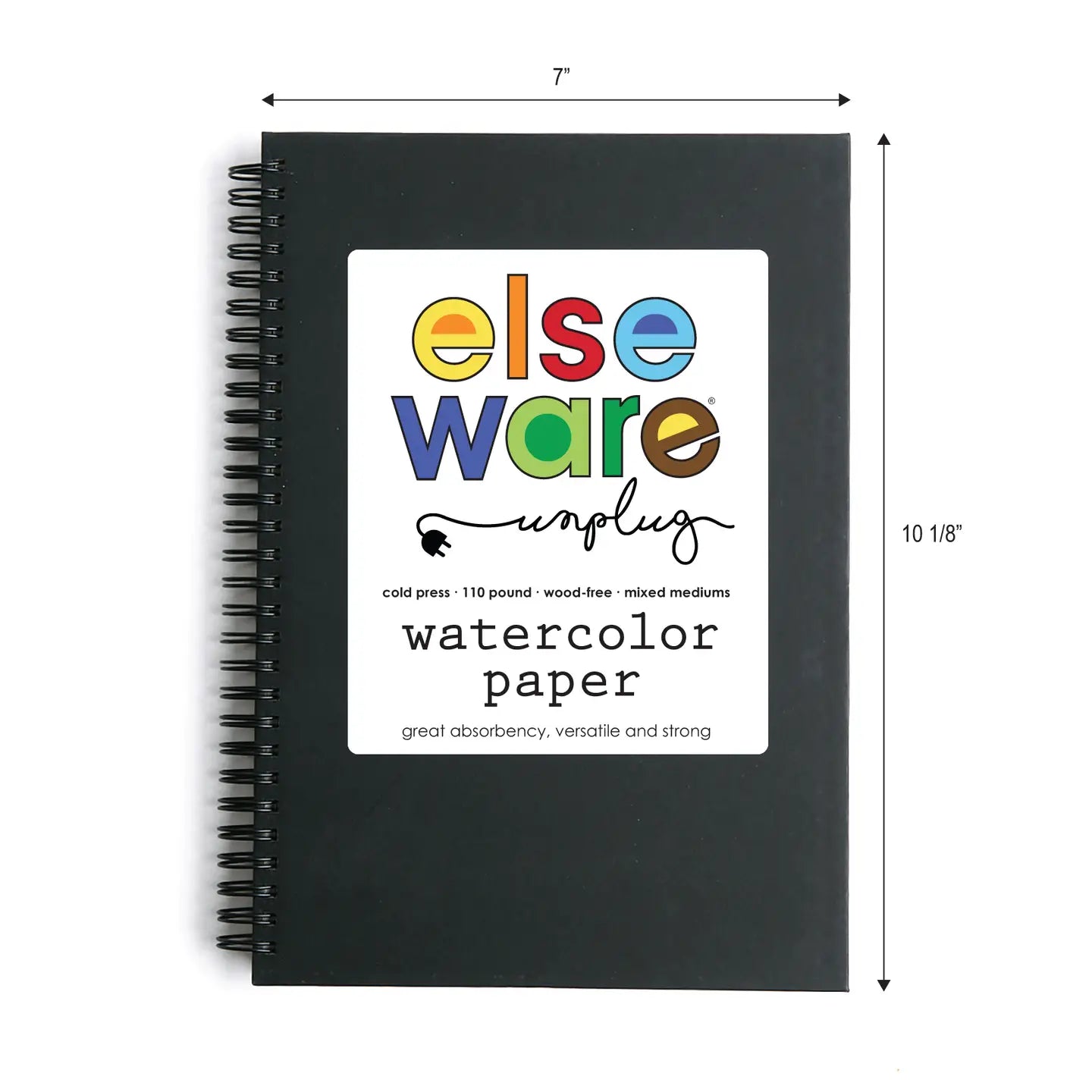 Watercolor Paper Pad - Large - 7x10in - 110lb Cotton Rag