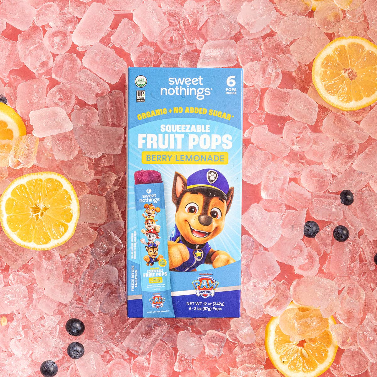 Berry Lemonade Paw Patrol Pops - Organic Fruit Popsicle