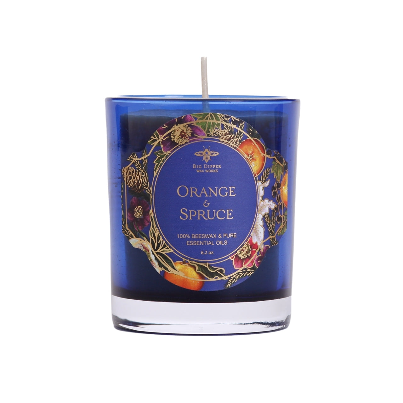 Glass Candles – Pure Beeswax