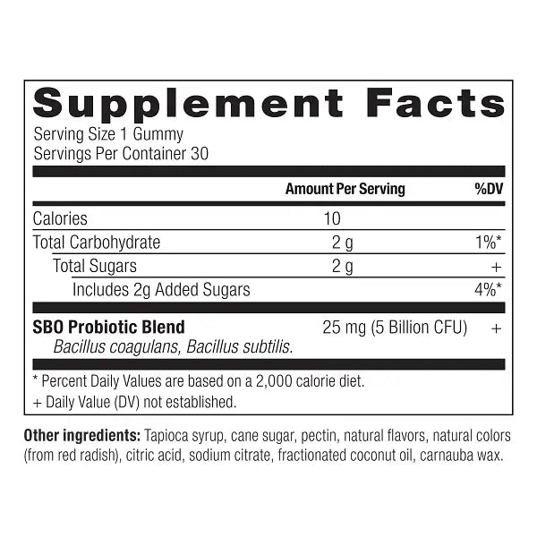 Sbo Probiotics Kids | Gummies Berry (30 Gummies)