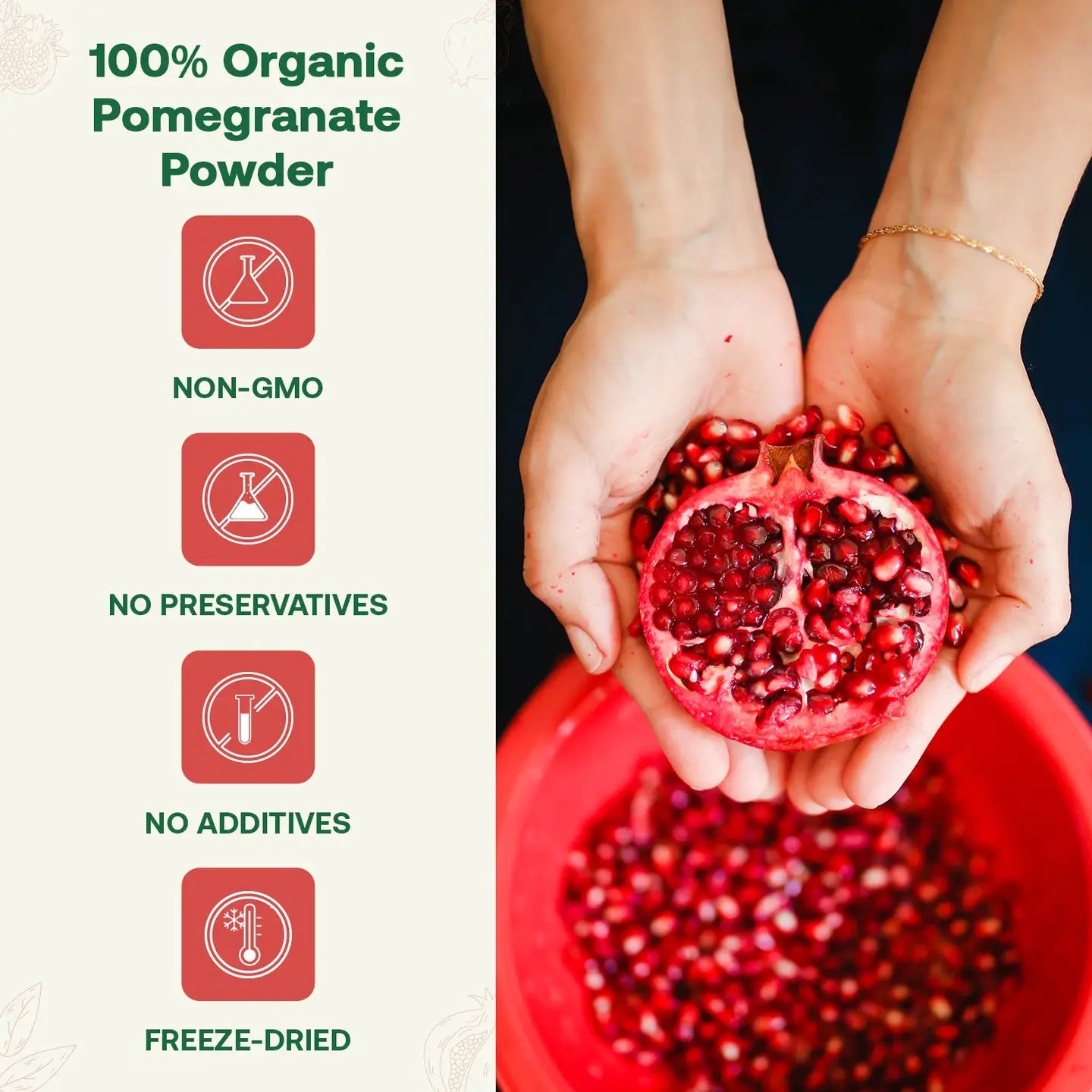 Organic Pomegranate Juice Powder