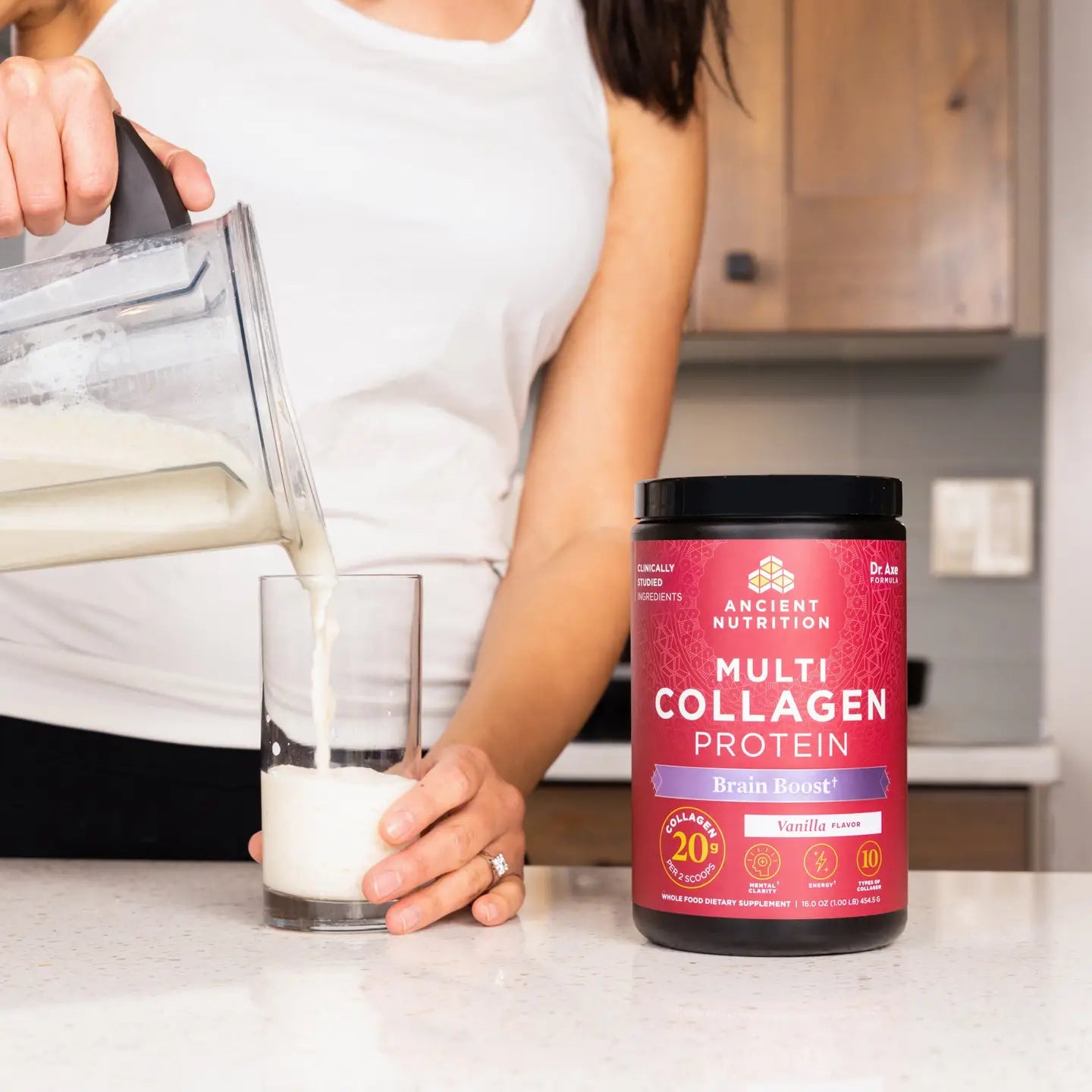 Multi Collagen Protein Brain Boost | Powder (45 Servings) Vanilla