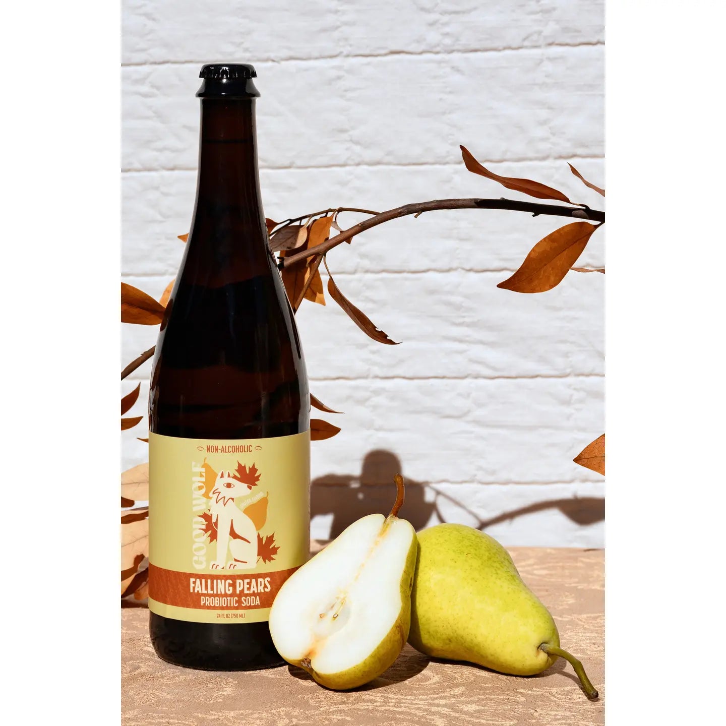Falling Pears Probiotic Soda - No Added Sugar - 750ml