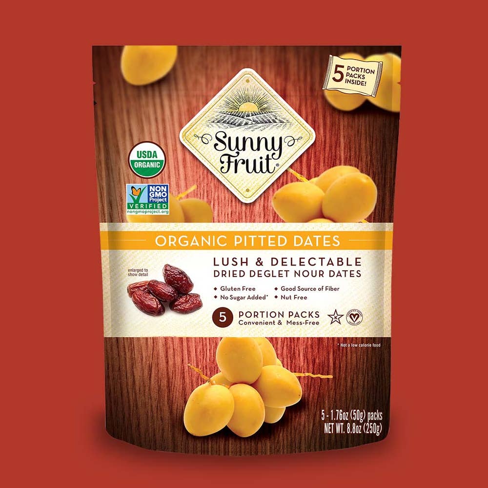 Organic Dried Pitted Dates - No Sugar Added, Sulphite-Free