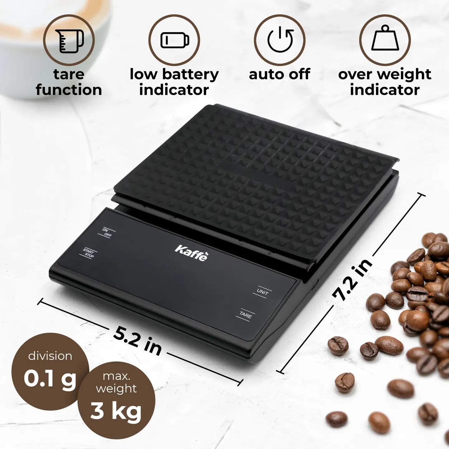 Food Scale Stainless Steel with Tare Feature -Digital