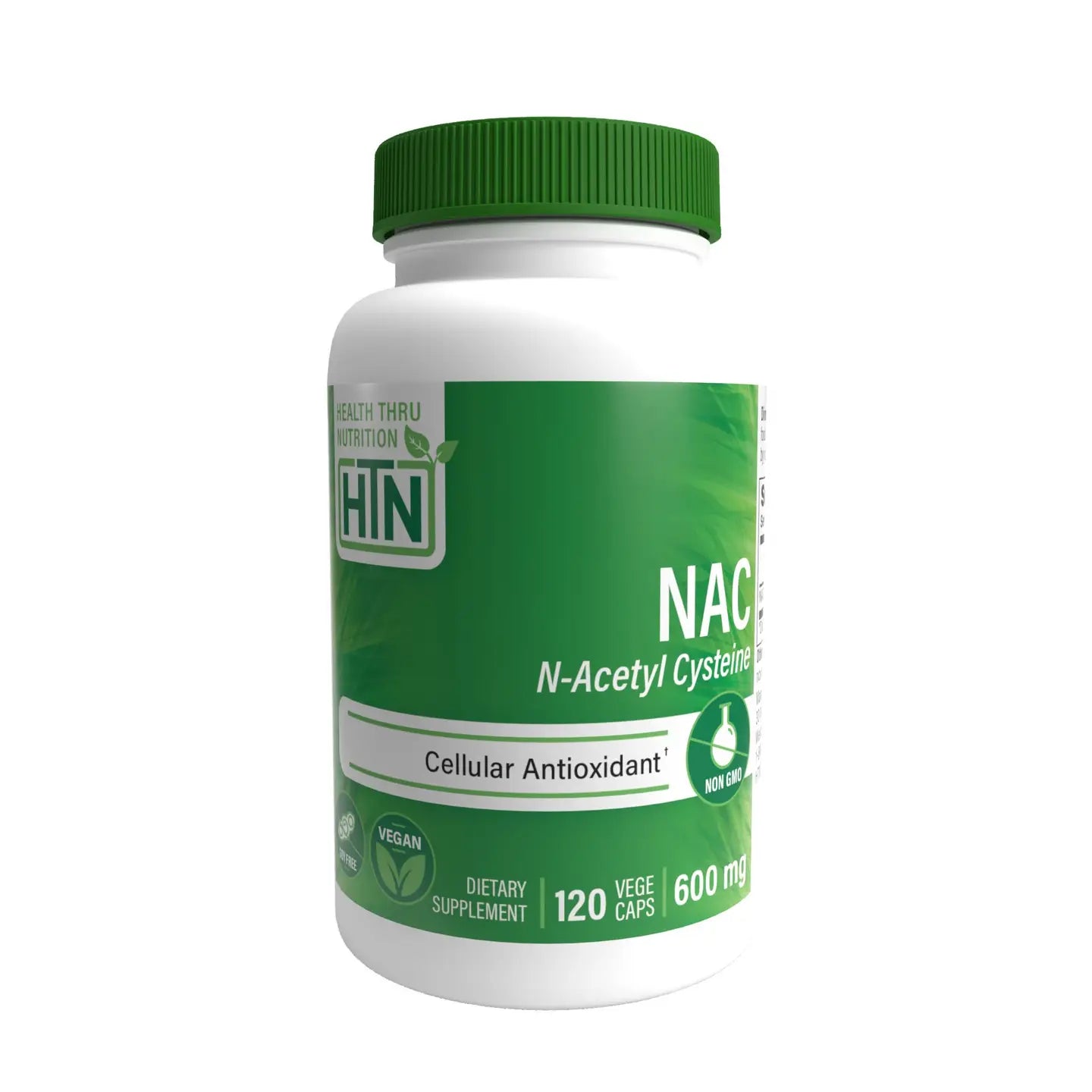 N-Acetyl Cysteine Nac 600mg Vegan Certified Non-Gmo 120ct