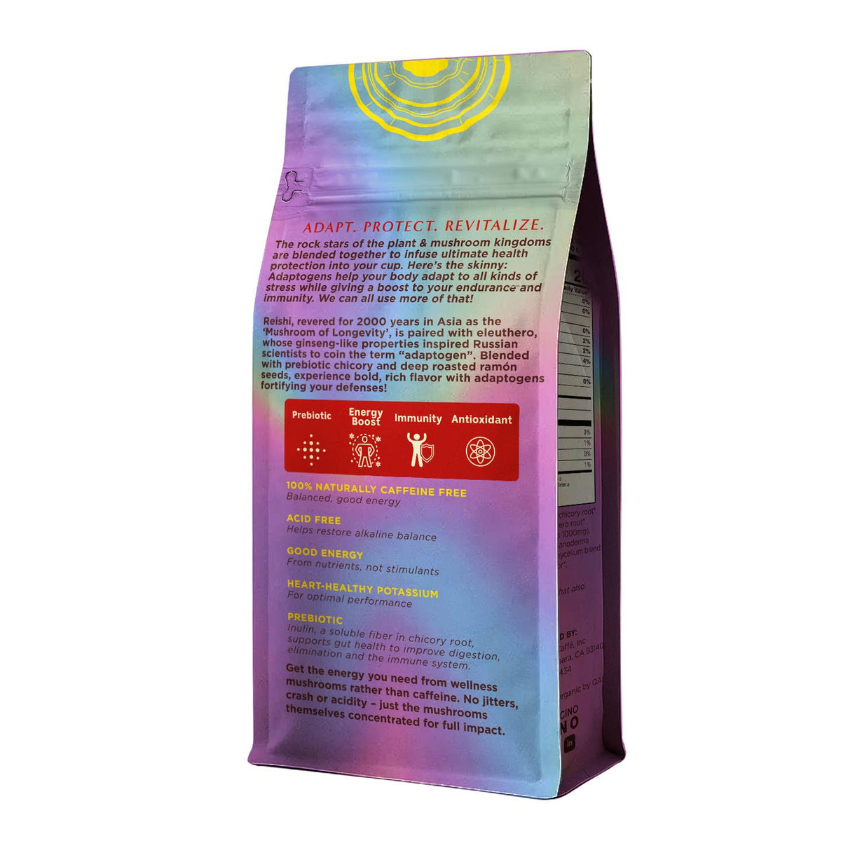Reishi Eleuthero Mushroom Herbal Coffee-Organic