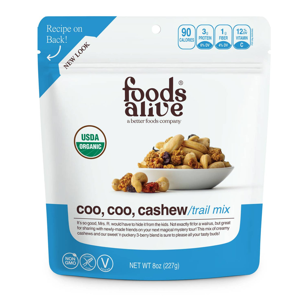 Coo, Coo, Cashew Trail Mix - Organic