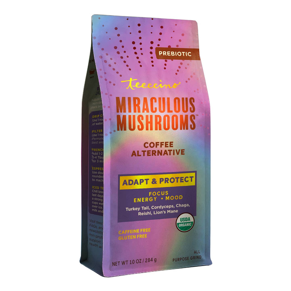 Organic Coffee Alternative Miraculous Mushrooms 10oz