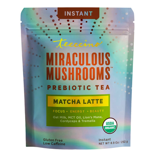 New!! Instant Miraculous Mushrooms Matcha Latte