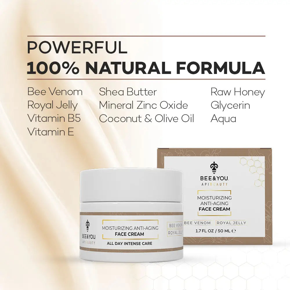 Anti-Aging Face Cream with Bee Venom + Royal Jelly