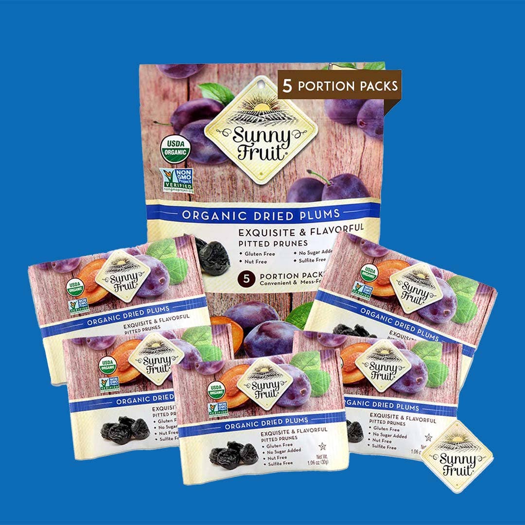 Organic Dried Plums - No Added Sugar, Sulphite-Free Fruit