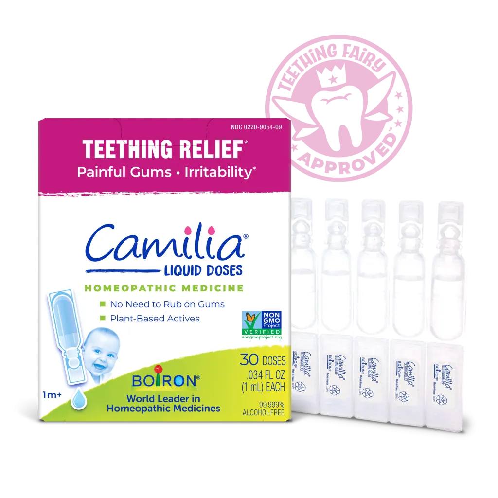 Camilia® Original Liquid Doses Painful Gums • Irritability*