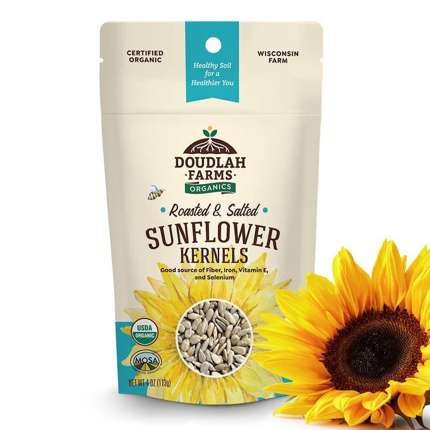 Organic Sunflower Seeds-Roasted & Salted