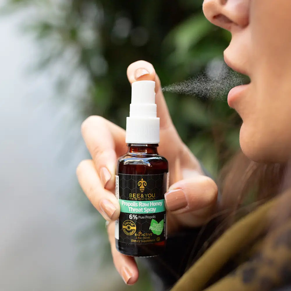 Propolis Raw Honey Throat Spray, 1 Fl oz