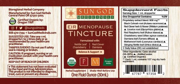 Menopause Herbal Eir Tincture 1oz