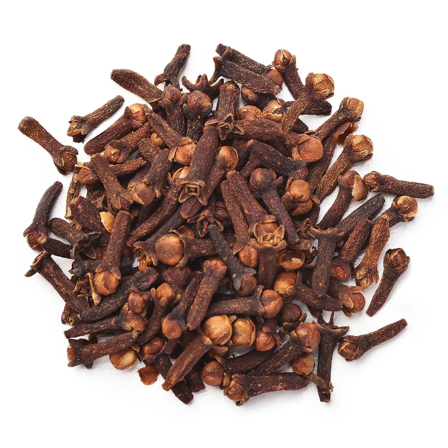 Cloves on a white background