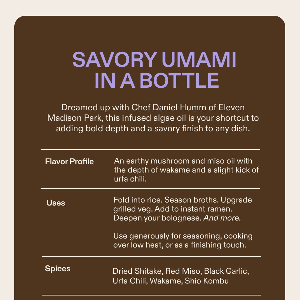 Shiitake Mushroom Oil - Cooking, Drizzling, Dressing, Dips