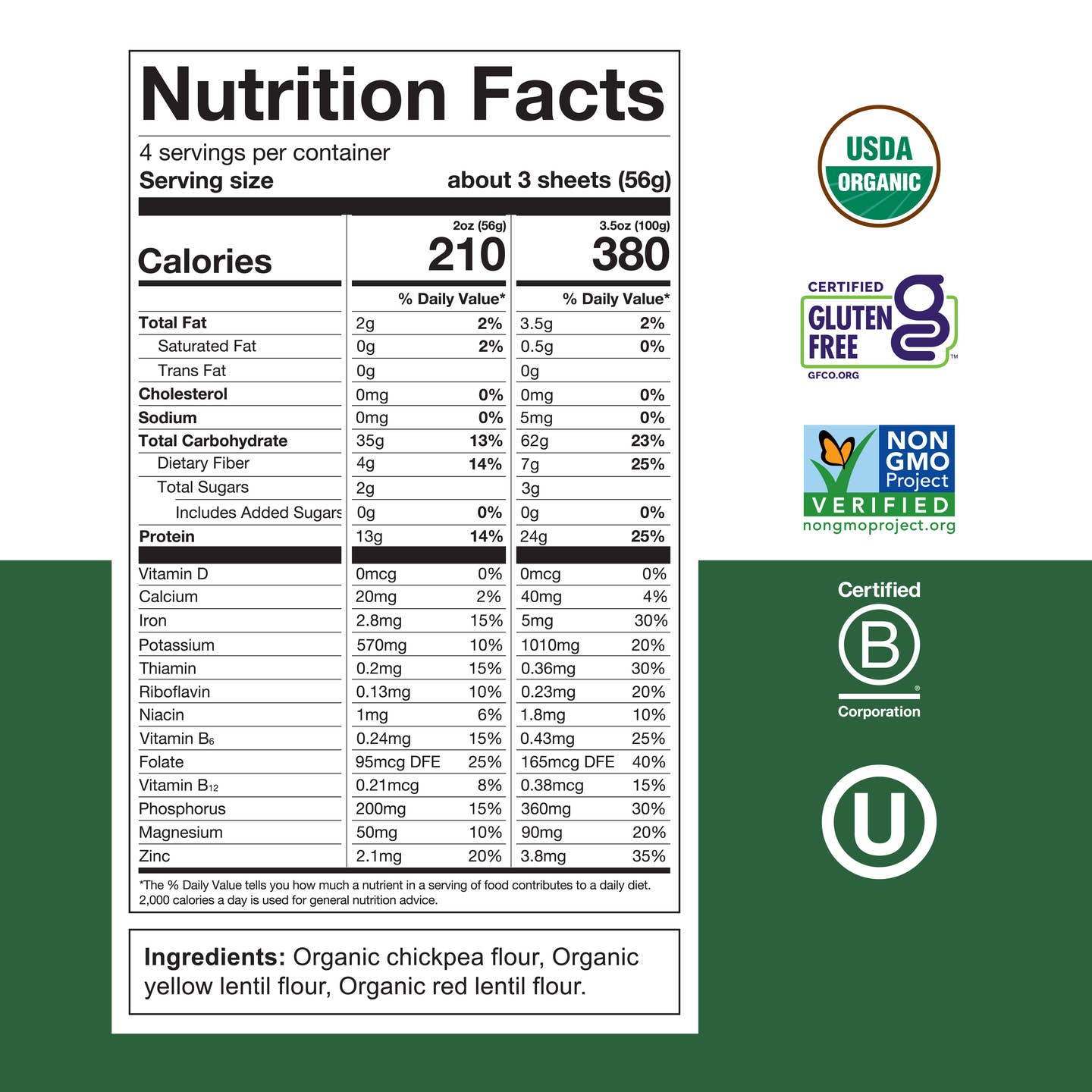 Lasagna 13g Protein
