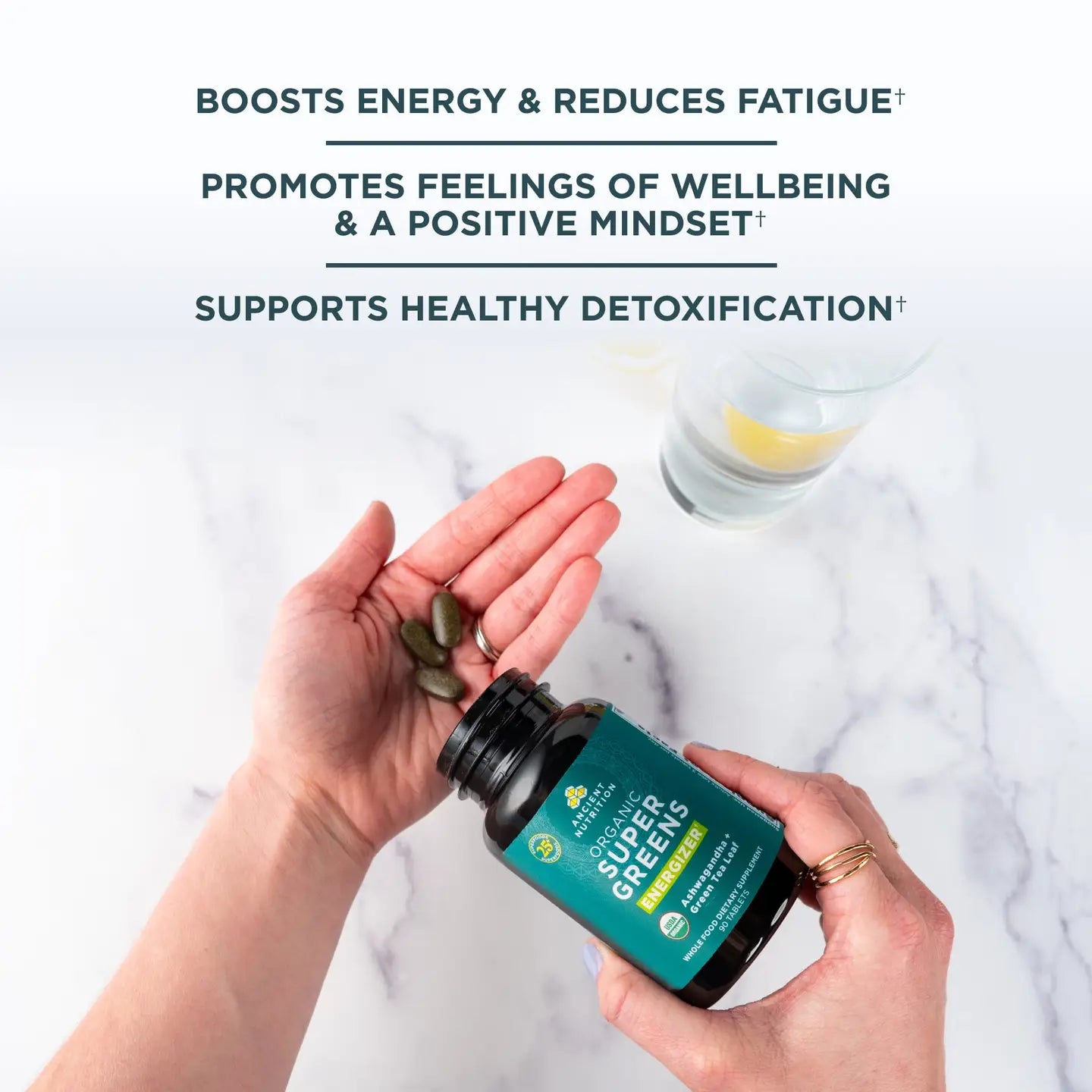 Organic Supergreens Energizer | Tablets (90 Tablets)