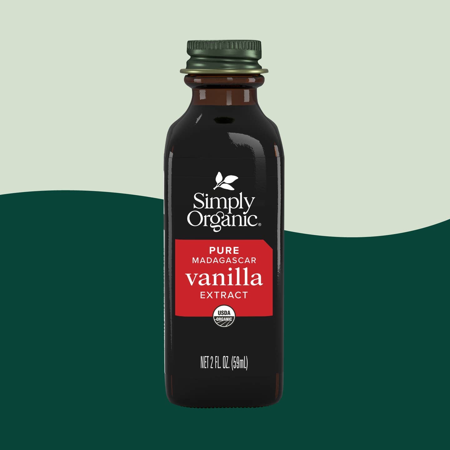 Pure Madagascar Vanilla Extract, Certified Organic, 2 Fl oz