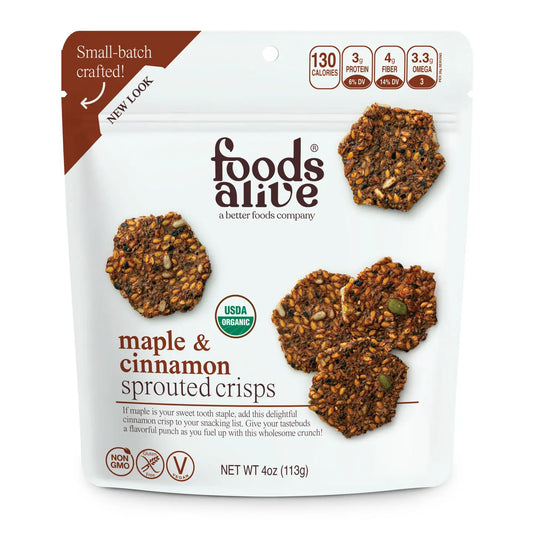 Maple and Cinnamon Organic Sprouted Crisps