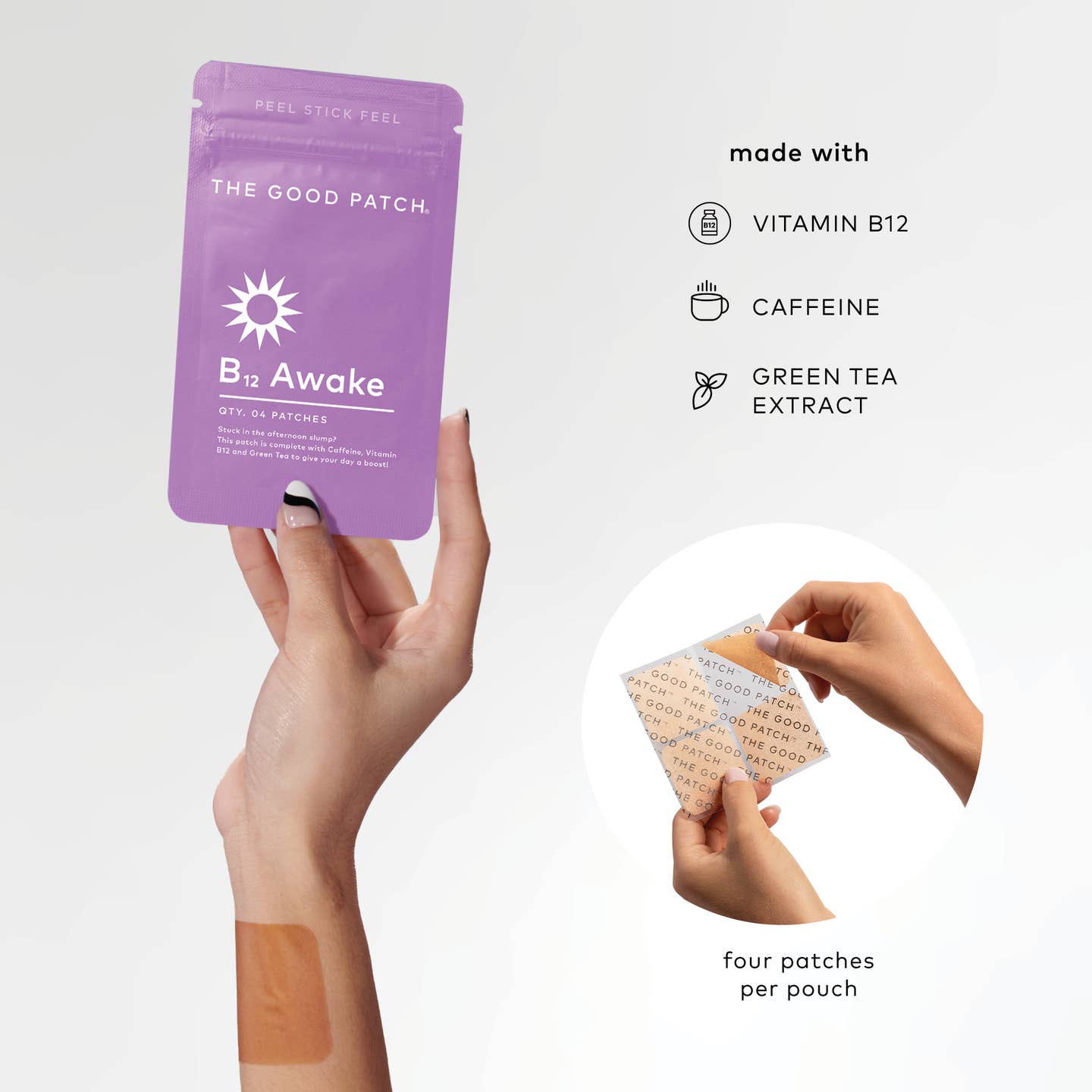 B12 Awake Wearable Wellness Patch – Pure Prairie