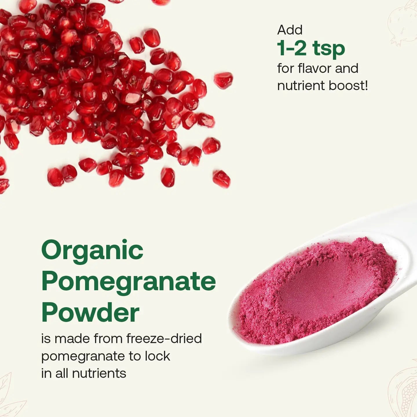 Organic Pomegranate Juice Powder
