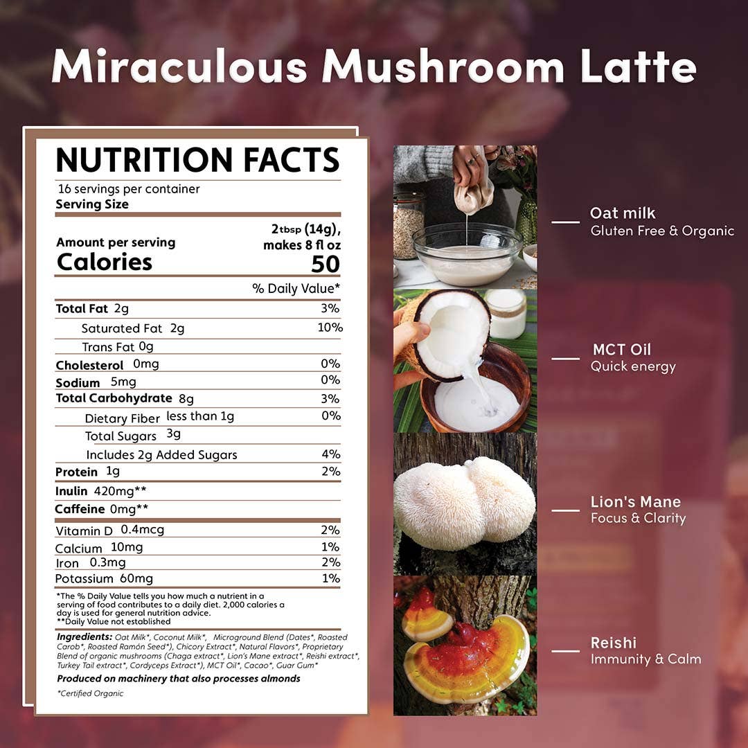Instant Miraculous Mushrooms® Adapt & Protect Herbal Latte