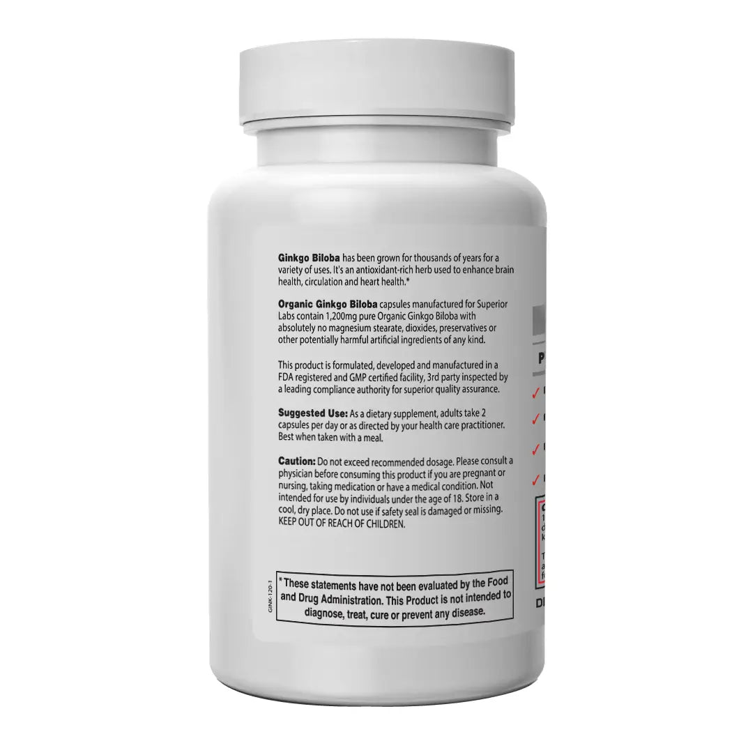 Organic Ginkgo Biloba