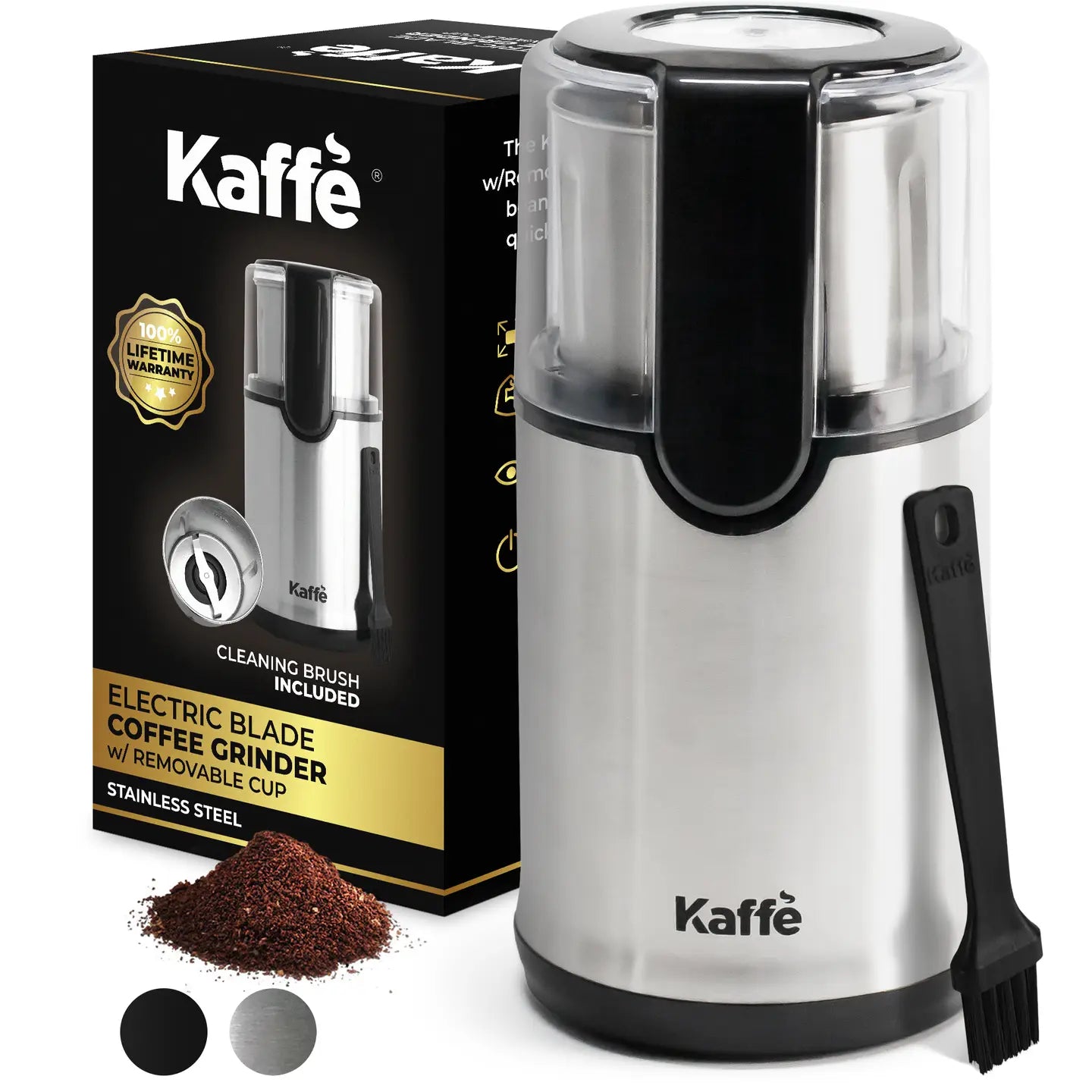 Coffee Grinder with Removable Cup 4.5oz