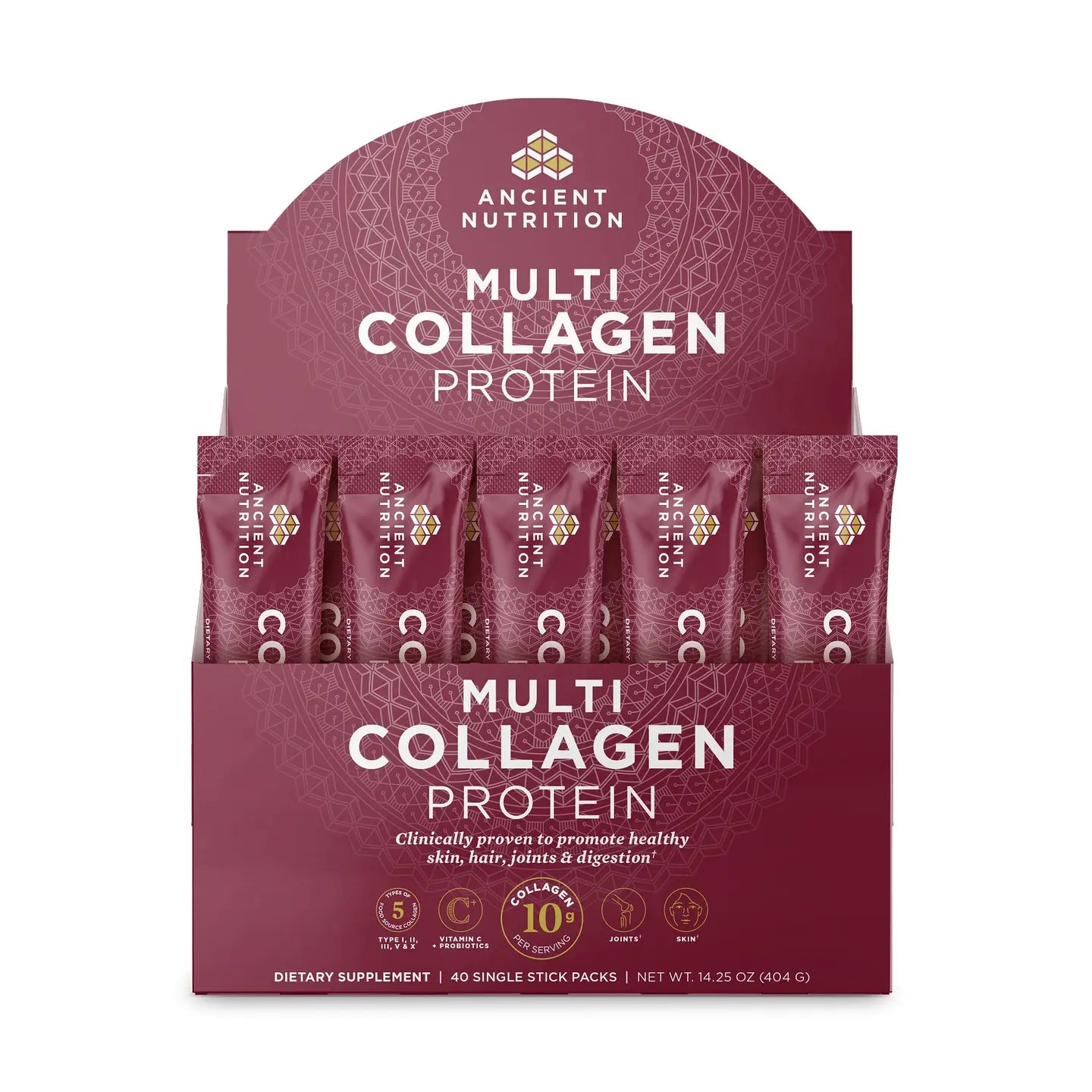 Multi Collagen Protein Stick Packs | - 40 Count