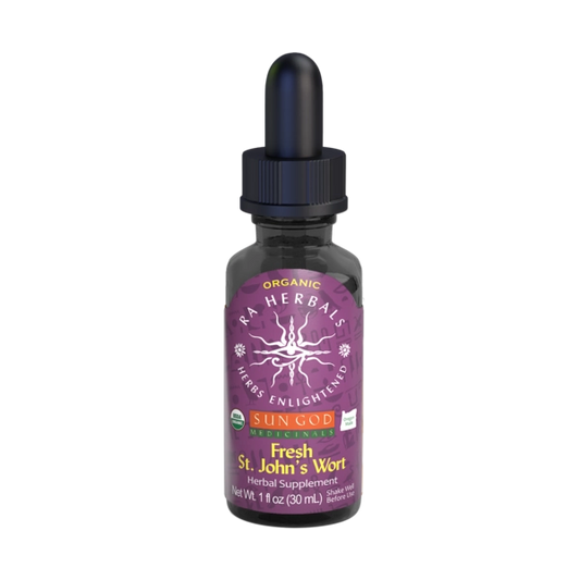 Organiese vars St John's Wort tinktuur 1oz
