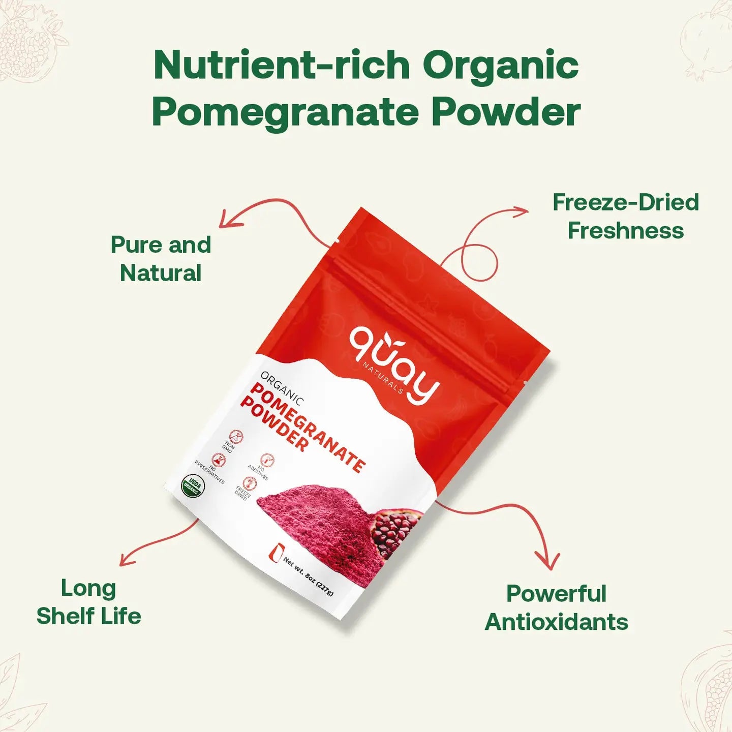Organic Pomegranate Juice Powder