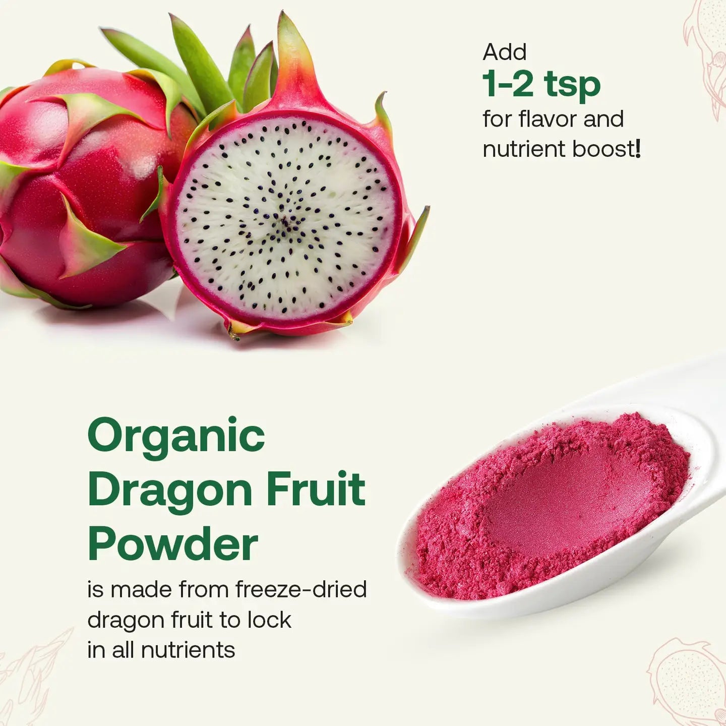 Organic Dragon Fruit Powder