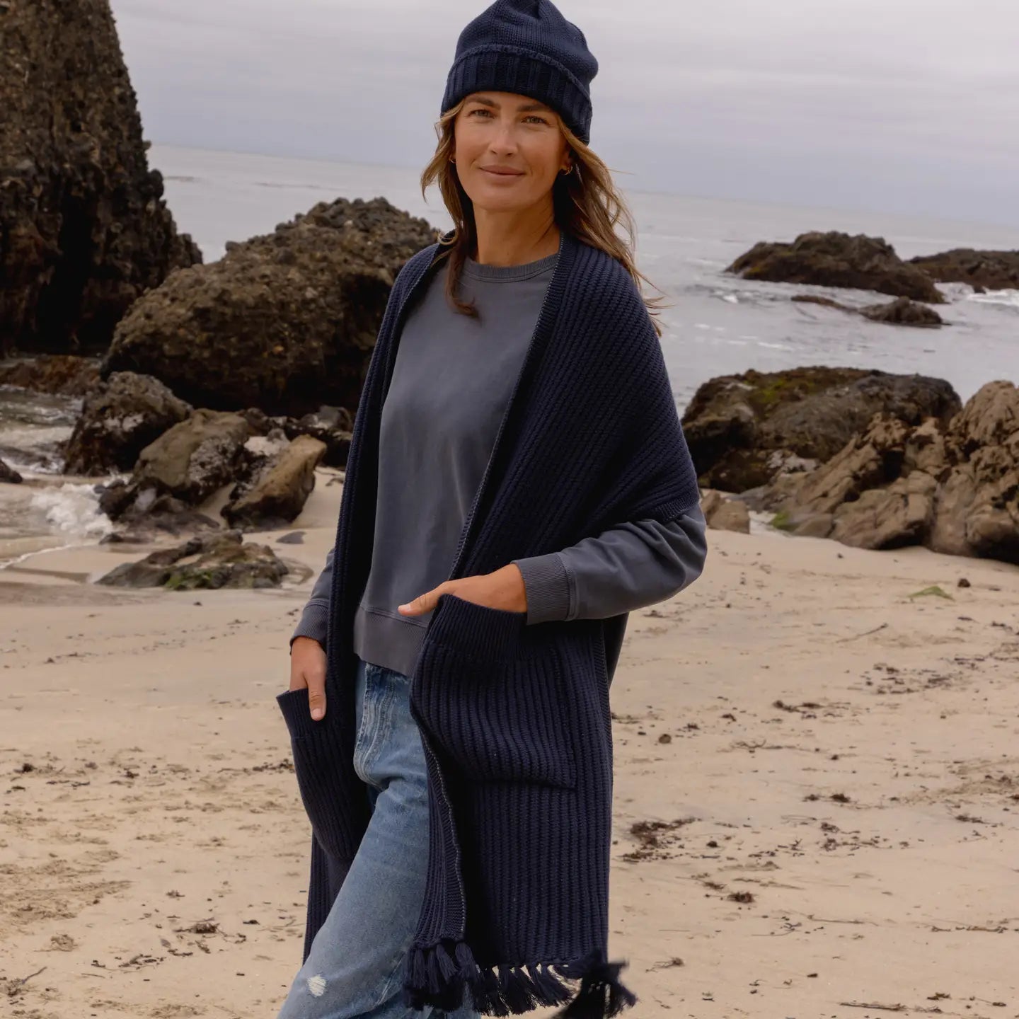 Maggie's Organics Organic Cotton - Oversized Pocket Scarf