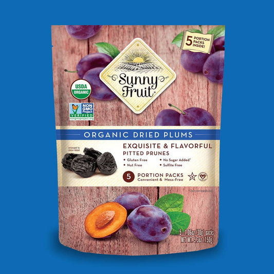 Organic Dried Plums - No Added Sugar, Sulphite-Free Fruit