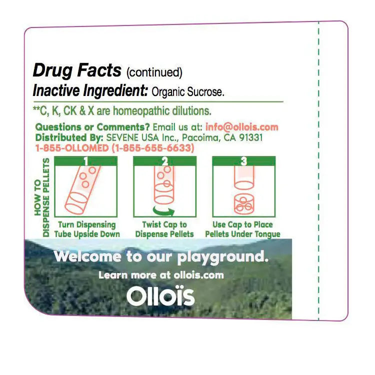 Olloïs Staphysagria 30C Vegan Organic, 80 Homeopathic Pelts