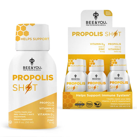 Propolis + Vit D3 + Vit C + Zinc Shot