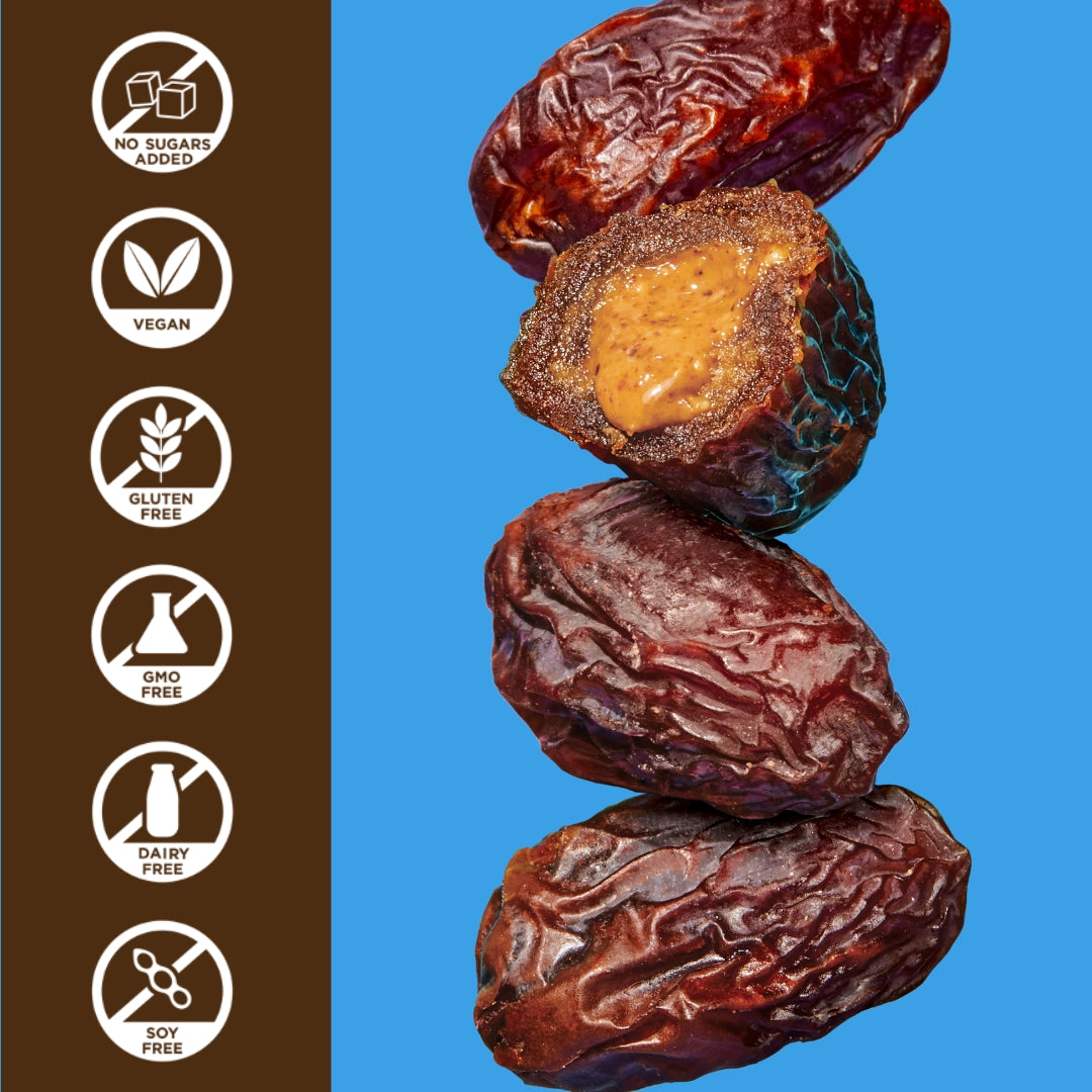 Peanut Butter Filled Medjool Date Snack Pack