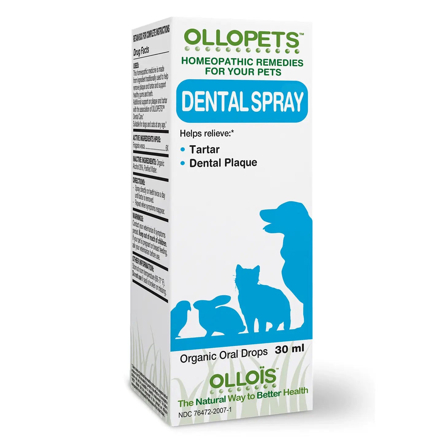 Dental Spray Homeopathic Spray For All Pets, 30ml Ollopets