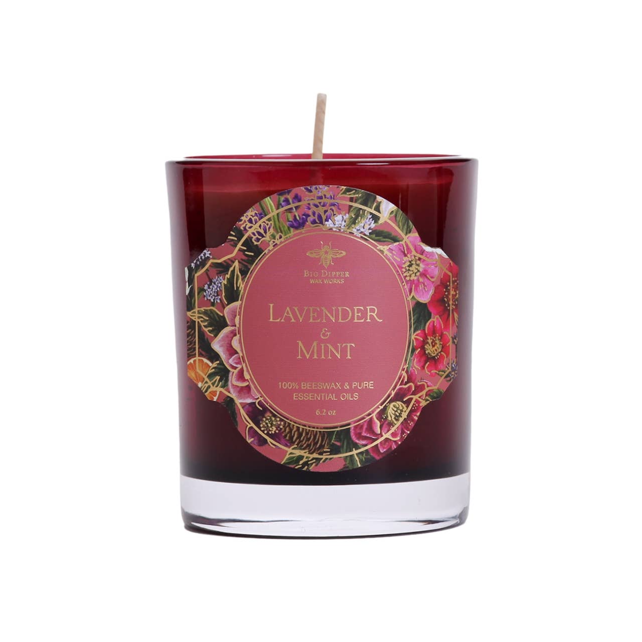 Glass Candles – Pure Beeswax