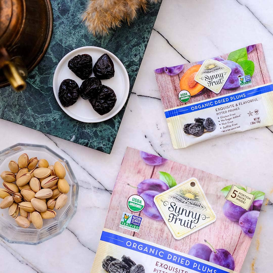 Organic Dried Plums - No Added Sugar, Sulphite-Free Fruit