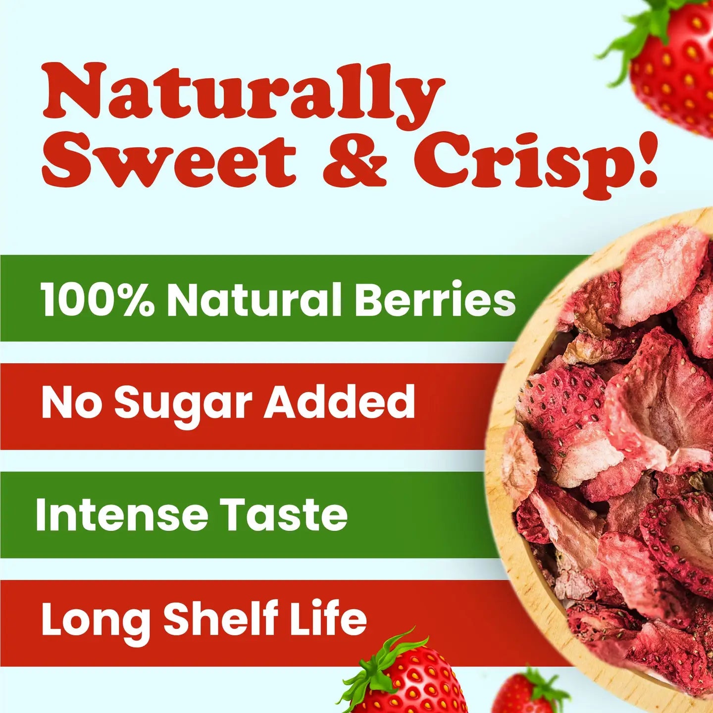 Organic Freeze-Dried Strawberries