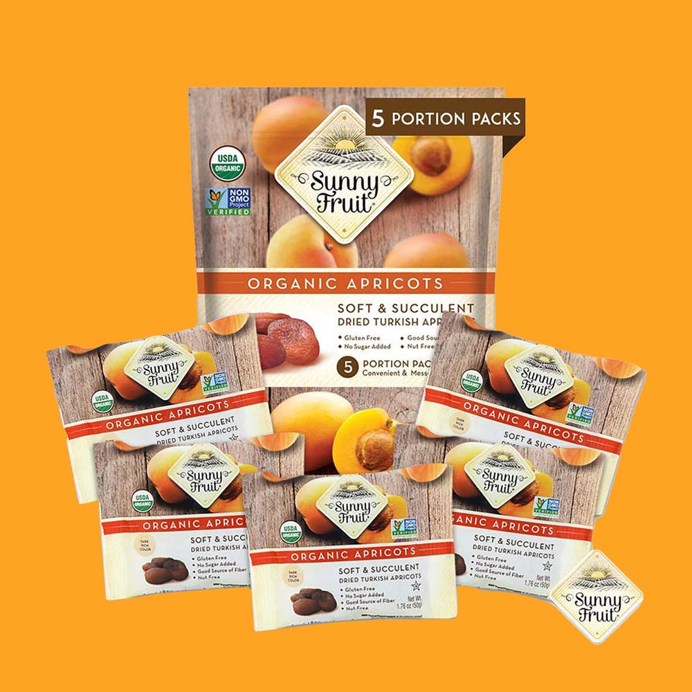 Organic Dried Apricots - No Sugar Added, Sulphite Free Snack