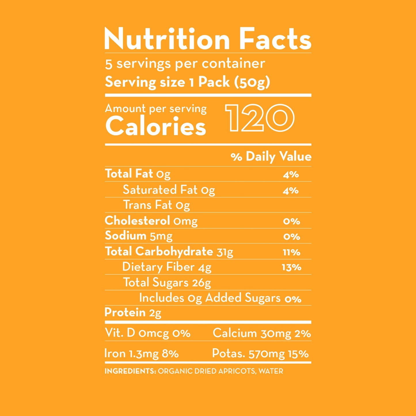 Organic Dried Apricots - No Sugar Added, Sulphite Free Snack