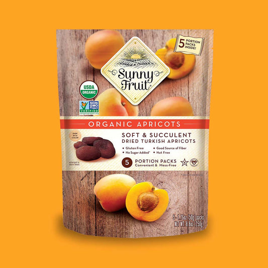 Organic Dried Apricots - No Sugar Added, Sulphite Free Snack