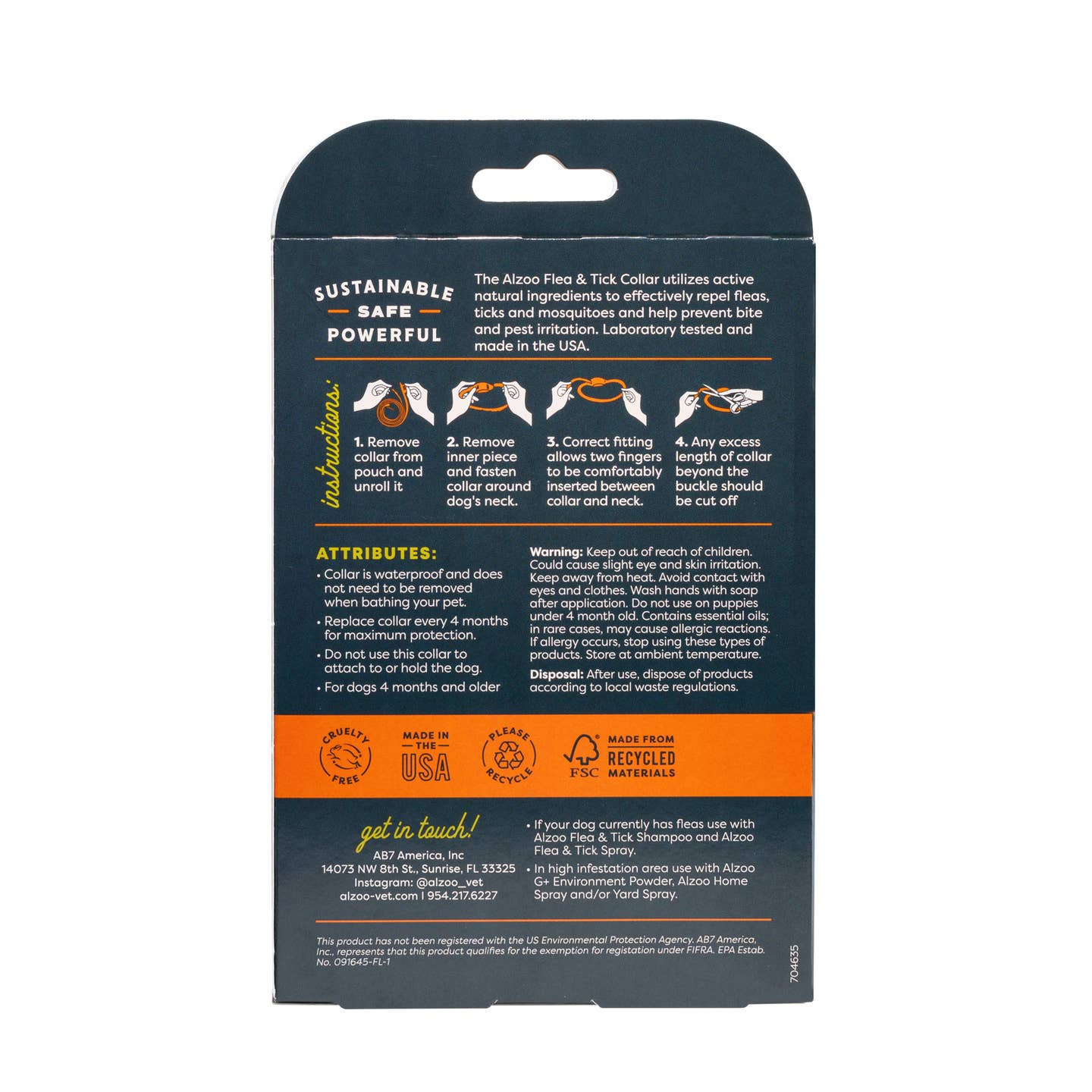 Flea & Tick Dog Collar | Naturall Repels Fleas, Ticks & Mosquitos