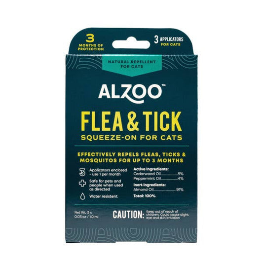 Flea & Tick | 3 Squeeze-On Applicators | Cats