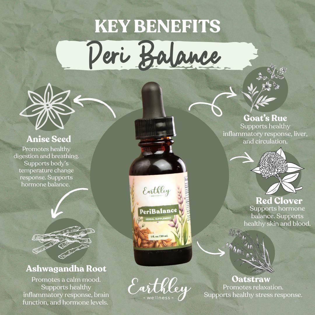 PeriBalance Promotes balance and vitality during perimenopause.